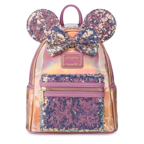 NWT Minnie Mouse EARidescent Mini Backpack by Loungefly - Picture 4 of 10